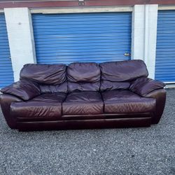 Leather Sofa - FREE DELIVERY 