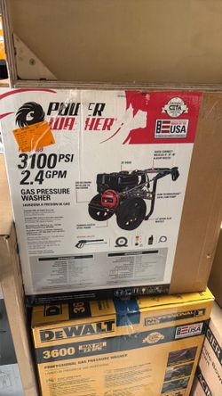 Gas power washer 3100PSL 2.4GPM