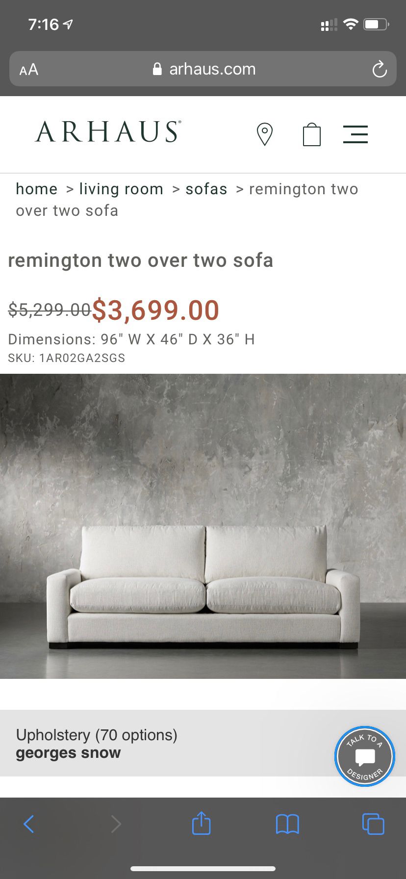 ARHAUS Remington Sofa