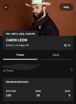 Carin Leon tickets