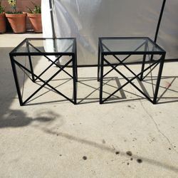 Side Tables In Excellent Condition  - Both For $25