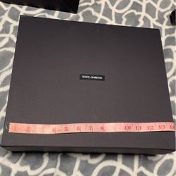 Emply Box Dolce & Gabbana 14x 12 Tall 51/2 And Bag Also
