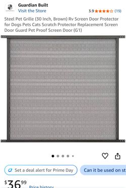 Guardian Built 30”-32” screen door protector for dogs or cats