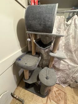 Cat tree indoor use only
