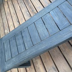 Outdoor Bench- Black