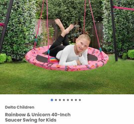 Delta Children 40-Inch Saucer Swing for Kids