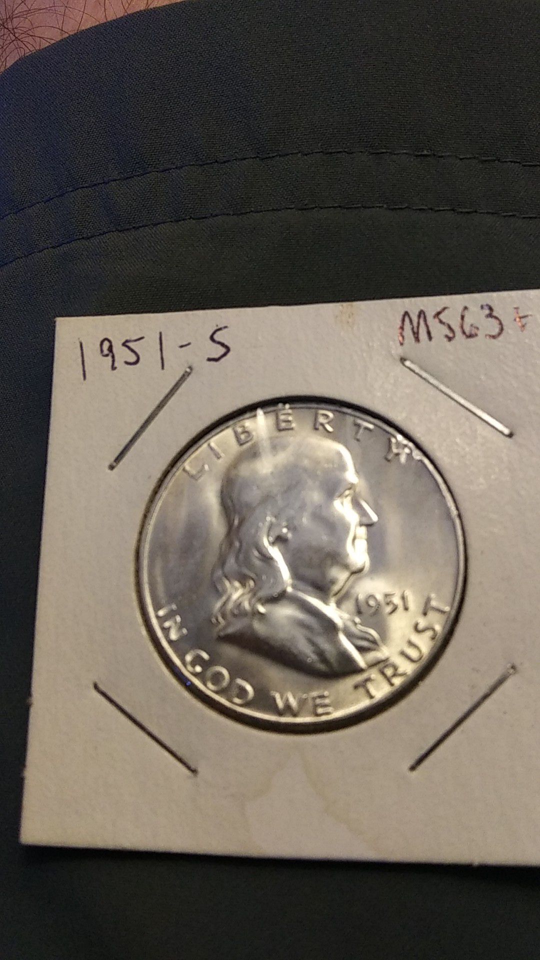BU Franklin Half dollar 1951-s