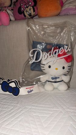 HELLO KITTY X  LA DODGERS PLUSH + 2 HEADBANDS