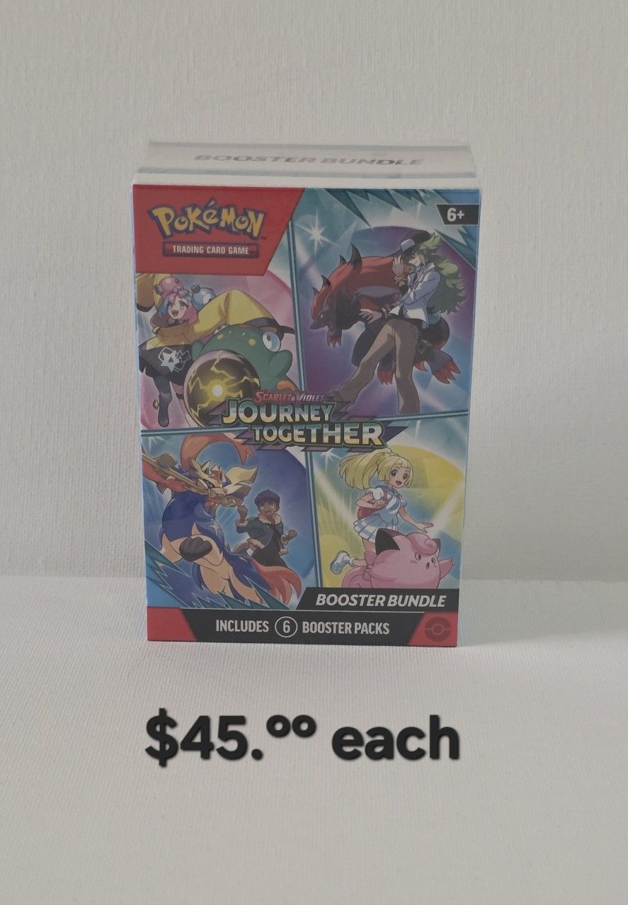 Pokemon Cards Journey Together Booster Bundle