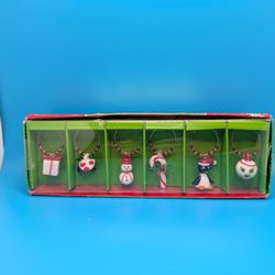 Christmas Stemware Wine Glass Decorations