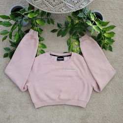 Alphalete Crewneck Blossom Pullover Crop Sweater (XS) 
