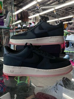 Nike Air Force 1 Low 07 LX Black Red Stardust