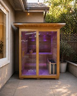 Brand New Traditional 2-3 person sauna heats up to 220f