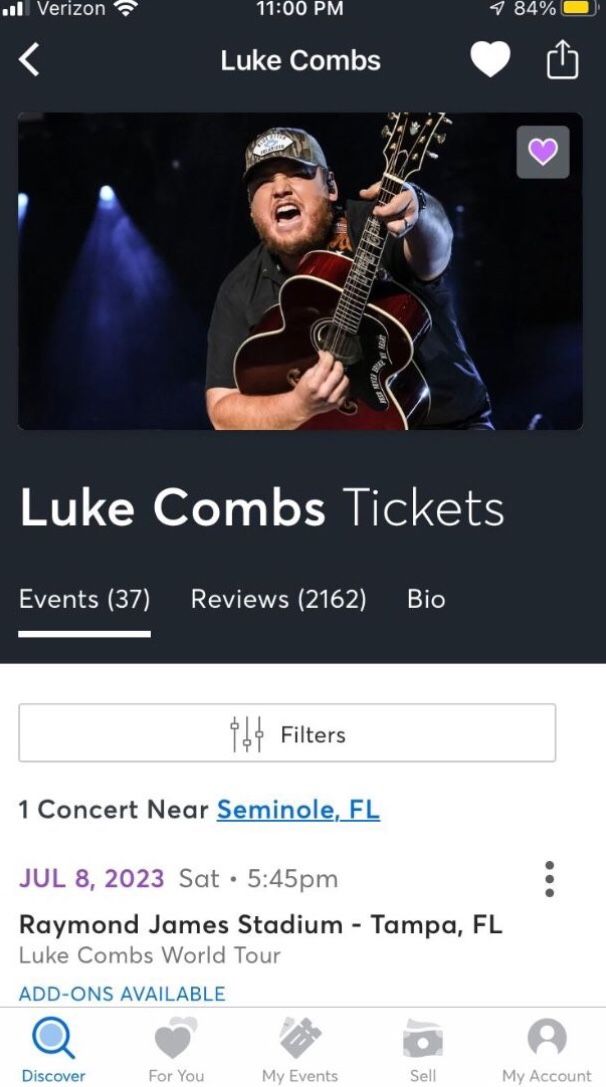 Luke Combs Tickets