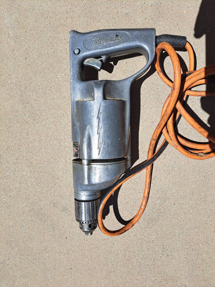 Vintage Milwaukee Heavy Duty Drill - Built Like Tank