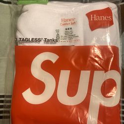 Supreme Hanes Tagless Tees (3 Pack)