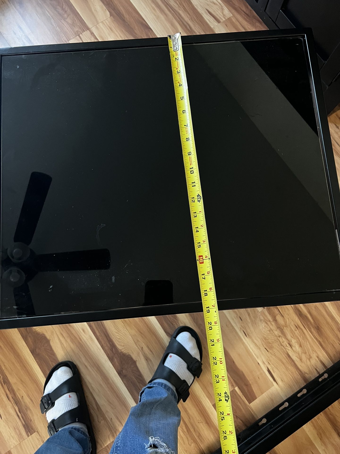 Set Of Glass End Tables / Coffee Tables