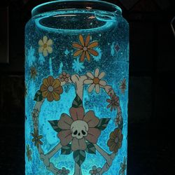 16oz custom snowglobe cups