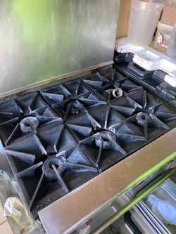 Commercial 6 Burner stove