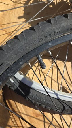Black 26" bicycle rim