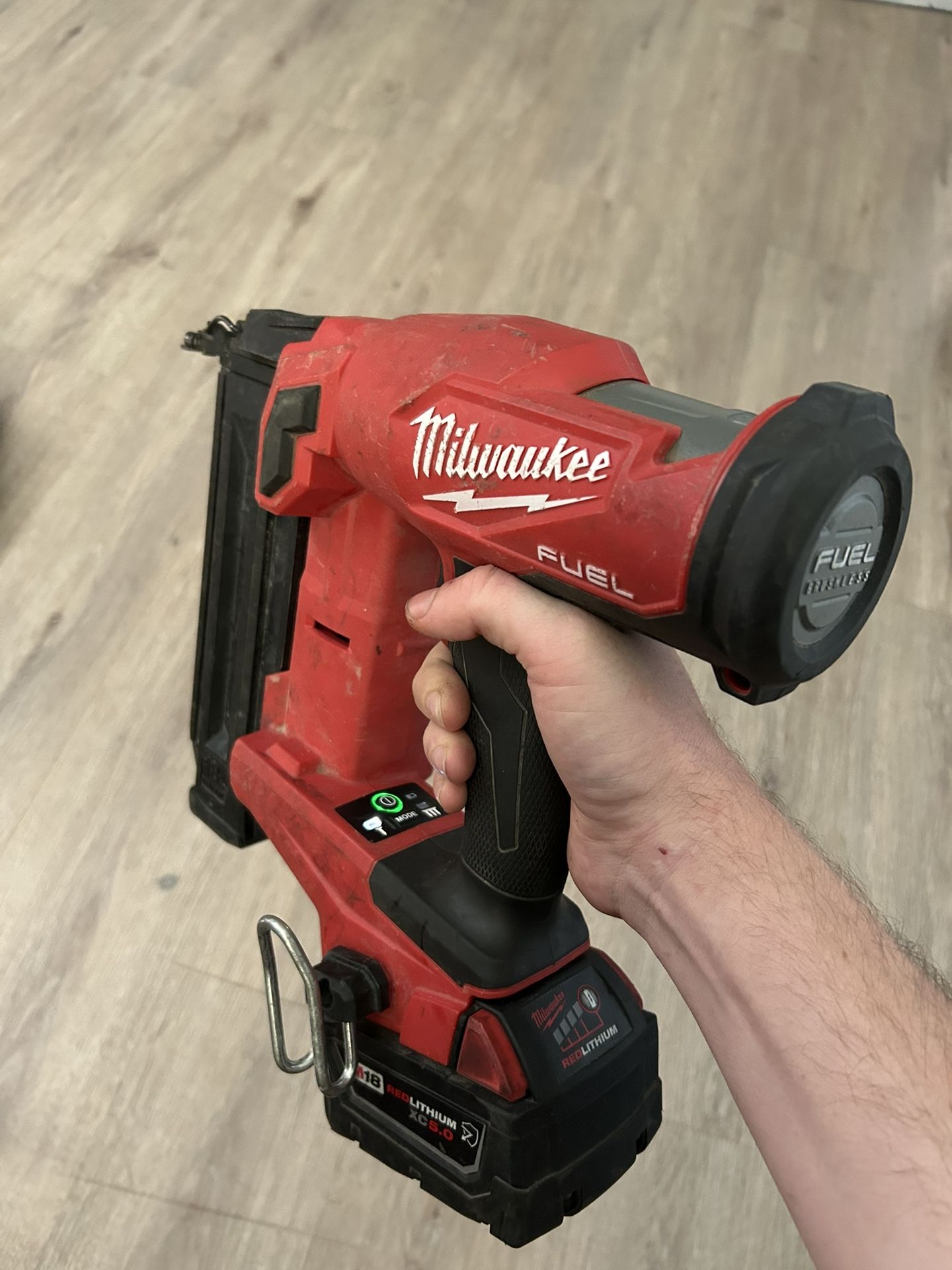 M18 FUEL 18-Volt Lithium-Ion Brushless Cordless Gen II 18-Gauge Brad Nailer (Tool-Only)