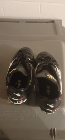 Black Diadora Soccer Cleats