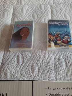Pocahontas &Rudolph cassette tapes