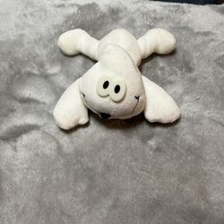 Vintage Dandee Halloween Boo Wide Eyes Beanbag plush Ghost crab Mini