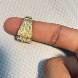 10k Nugget Ring 
