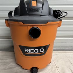 RIDGID 12 Gal. 5.0 Peak HP NXT Shop Vacuum HD1200 Wet Dry Vac with General Debris Filter, Locking Hose and Attachments 
