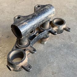 Really nice K Model/Early Sportster Steel Top Clamp and Riser