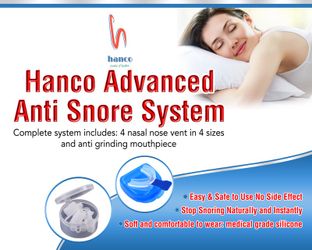 Anti Snore Nose Vents w/ Anti Teeth Grinding Mouthpiece Set