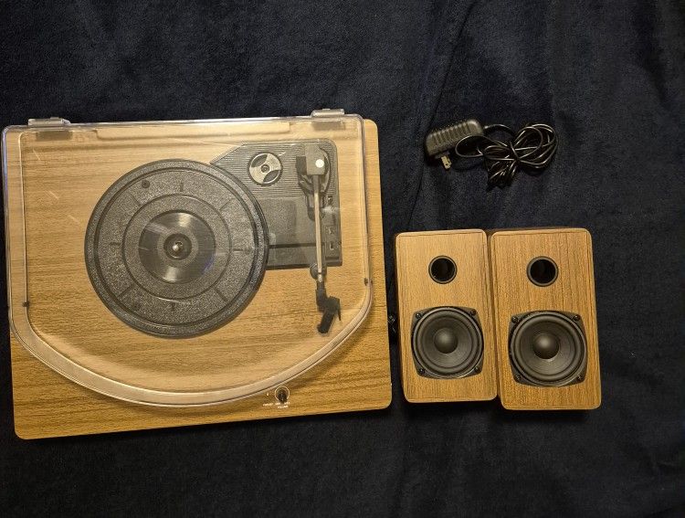 Bluetooth Record Player W/Speakers...