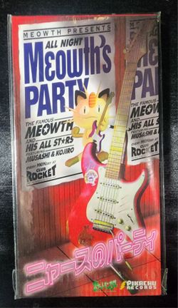 1999 Sealed Japanese Pokemon Meowth's Party CD - MINT Kinokuniya Deadstock