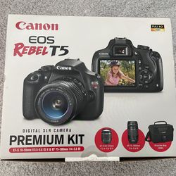 Canon EOS Rebel T5 Premium Kit