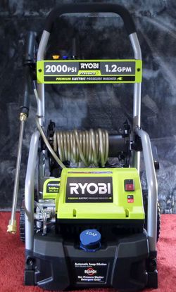 RYOBI 2000 PSI Pressure Washer electric