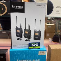 Saramonic UwMic9 Kit 2 Wireless Microphone System