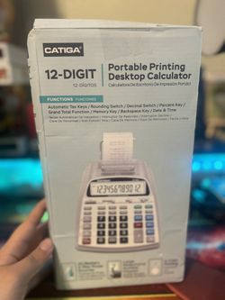 Catiga Desktop portable printing calculator 