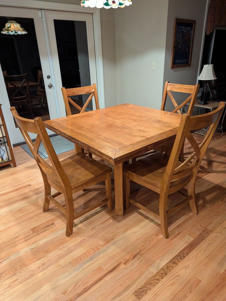 Walnut Table And Chairs