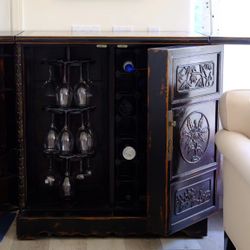 Antique Wine Cabinet 