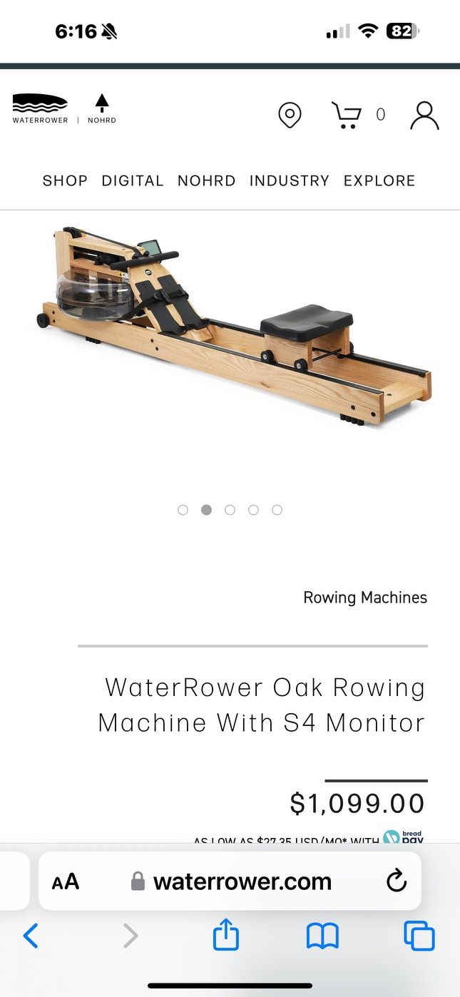 Water Rowing Machine