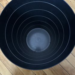 Black Plastic Planter