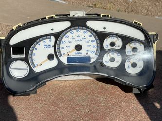 White Face Gauge Cluster