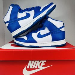 Nike Dunk High Retro SE Team Royal 9.5 Men’s 11 Women’s Classic Sneakers Shoes