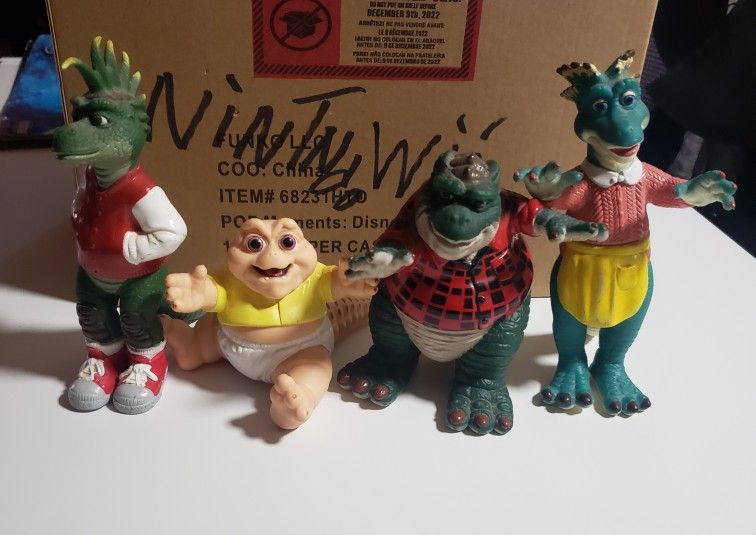 90s Disney Dinosaurs TV Show Figures Lot 