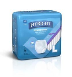 FitRight Protective Underwear Large 18 Count