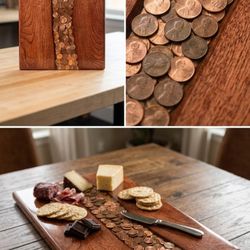 Handcrafted Epoxy Resin Serving Tray 
