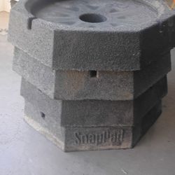 4 Snapped Pads For RV Leveling Jacks 10 In 