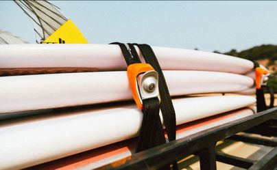 Protect your surfboard sup kayak! Lockable tie down straps