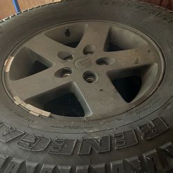 Jeep tires and rims $1,000